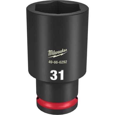 Milwaukee SHOCKWAVE™ Impact Duty™ 1/2" Drive 31-mm Deep 6 Point Socket