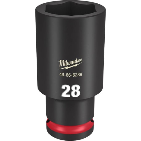 Milwaukee SHOCKWAVE™ Impact Duty™ 1/2" Drive 28-mm Deep 6 Point Socket