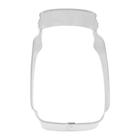 R&M International Mason Jar Cookie Cutter, 3 in.