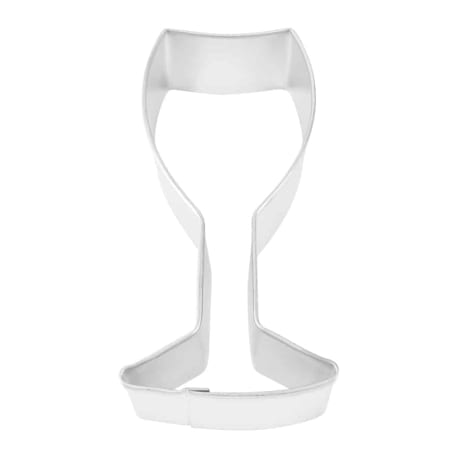 R&M International Wine Glass Cookie Cutter, 4 in.