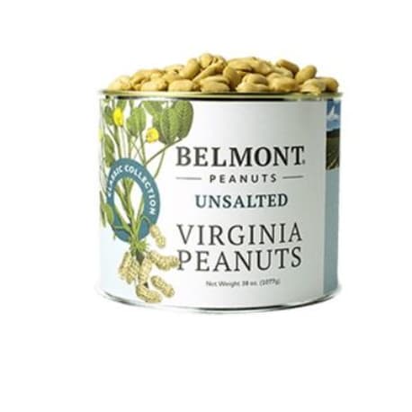 Belmont Unsalted Virginia Peanuts, 10 oz.