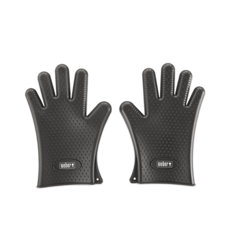 Weber Black Silicone Grilling Gloves