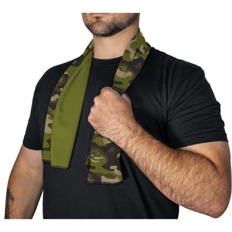 John Boy USA Camo Heat Guard Cooling Towel, 12 x 39 in.