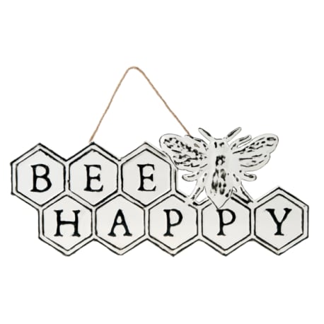 Ganz Embossed Be Happy Wall Decor, 18 1/8 in.