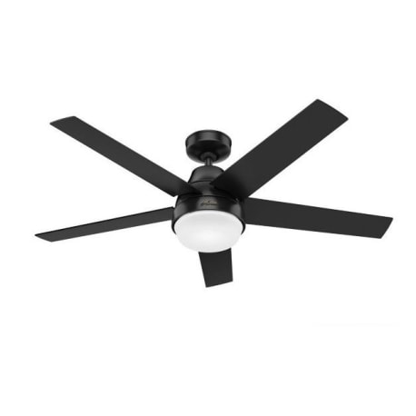 Hunter Aerodyne Matte Black 52 In. Ceiling Fan with LED Light & Wi-Fi