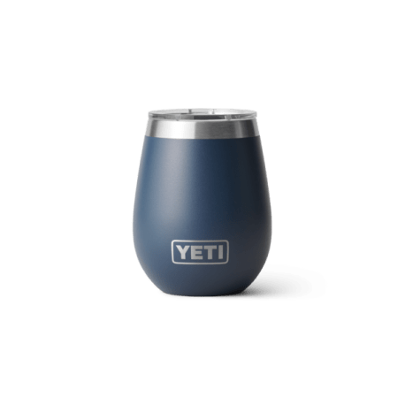 YETI Rambler Navy Wine Tumbler with Magslider Lid, 10 oz.