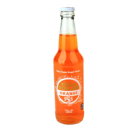 Million Dollar  Orange Soda, 12 oz.