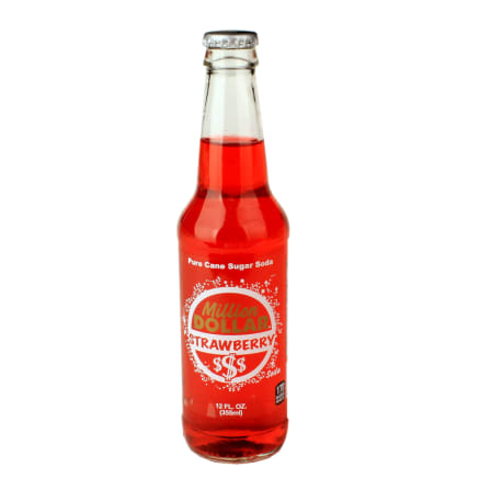 Million Dollar  Strawberry Soda, 12 oz.