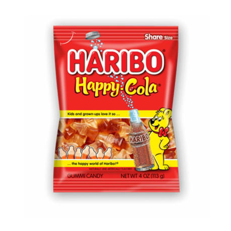 Haribo Gummy Happy Cola, 4 oz.