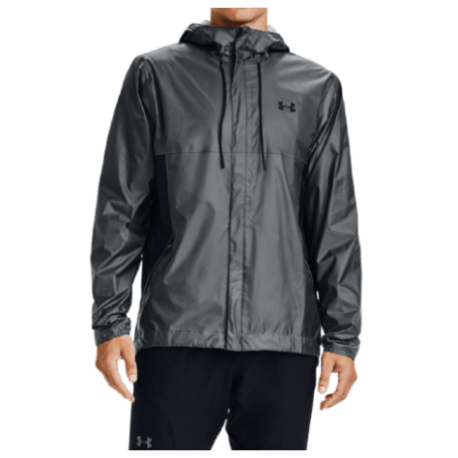 Under Armour Men's Medium UA Pitch Gray & Black Cloudstrike Shell Jacket