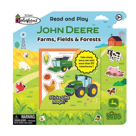 Colorforms LP77455 John Deere Farms, Fields & Forests Book