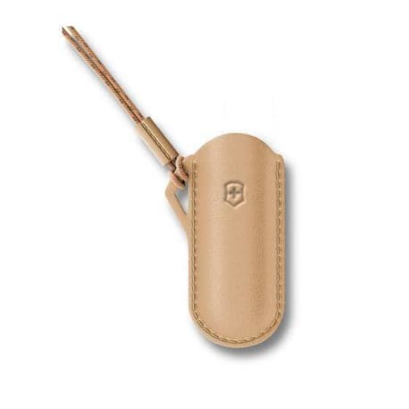 Victorinox Swiss Army Leather Pouch, Wet Sand