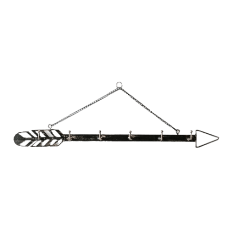 Adams & Co. Metal Black Arrow Jewelry Holder, 18 in.