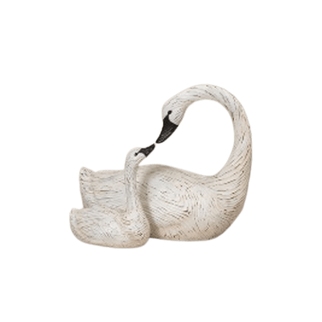 Gerson Resin Mother Swan with Baby