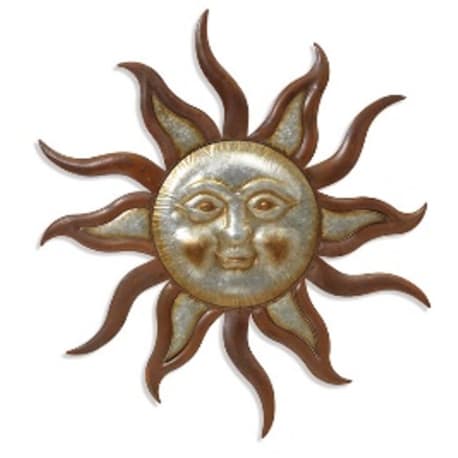 Gerson Metal Sun Face Wall Decor, 31.25 in.