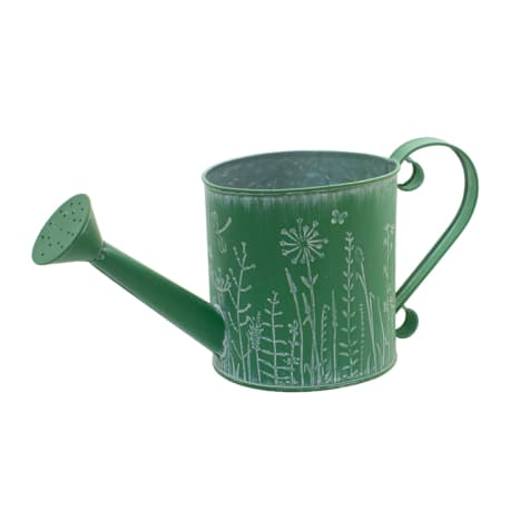 Wing Tai Small Wildflower & Dragonfly Watering Can, 12.2 in.