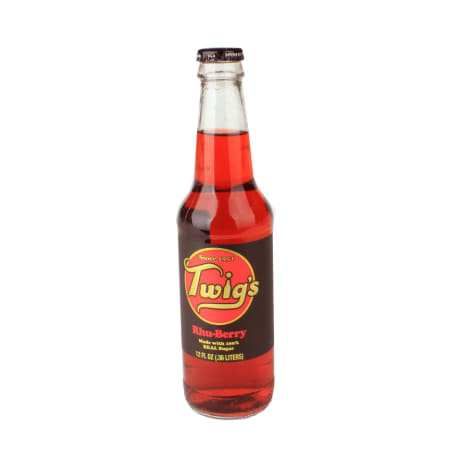 Twig's Rhu-Berry Soda, 12 oz.