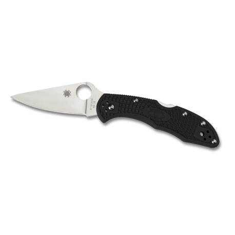 Spyderco Delica® 4 Lightweight Flat Ground Knife with PlainEdge, Black