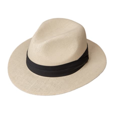 Broner Black Pleated Band Safari Hat