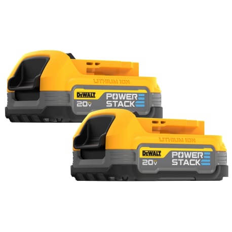 DEWALT 20V MAX* POWERSTACK™ Compact Battery, 2-Pack