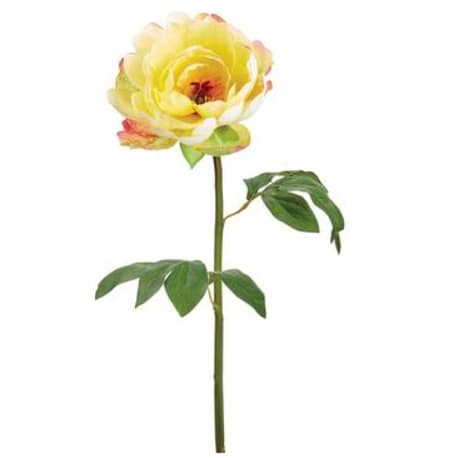 Allstate Floral Yellow Peony Spray, 21.5 in.