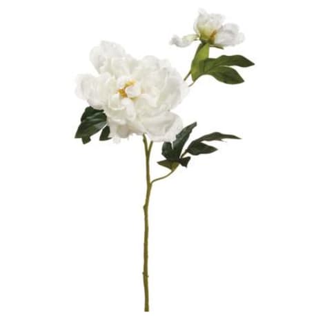 Allstate Floral White Peony Spray, 19.5 in.