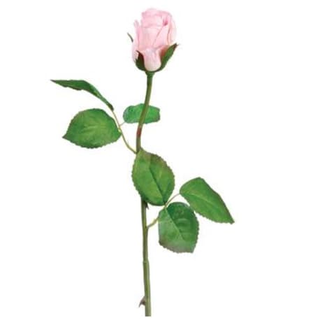 Allstate Floral Soft Pink Rose Bud Spray, 24 in.