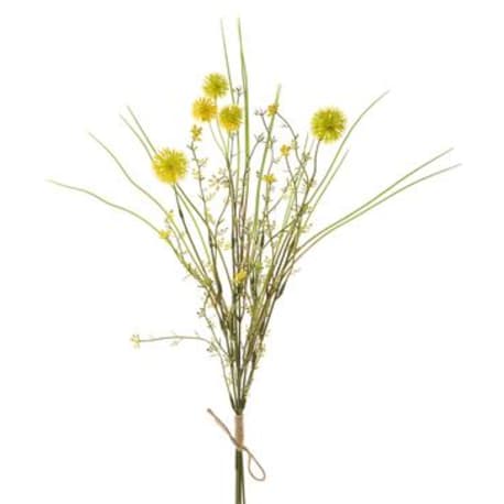 Allstate Floral Yellow Thistle & Grass Bundle, 20.5 in.