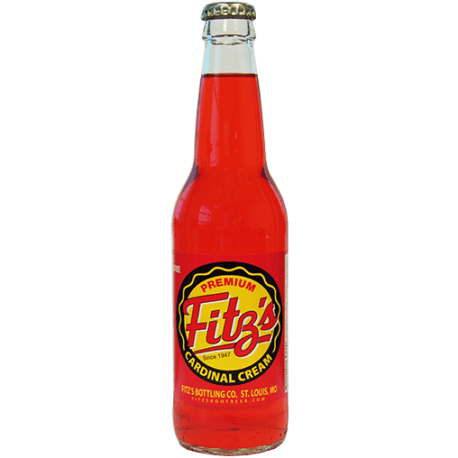 Fitz's Cardinal Cream Soda, 12 oz.