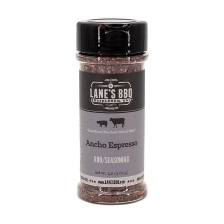 Lane's Ancho Espresso BBQ Rub, 4 oz.