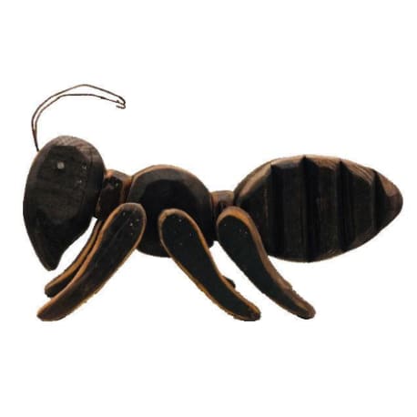 A&B Floral Wooden Ant, 8 x 15 in.