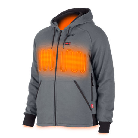 Milwaukee M12™ Men's 3XL Gray Heated Hoodie