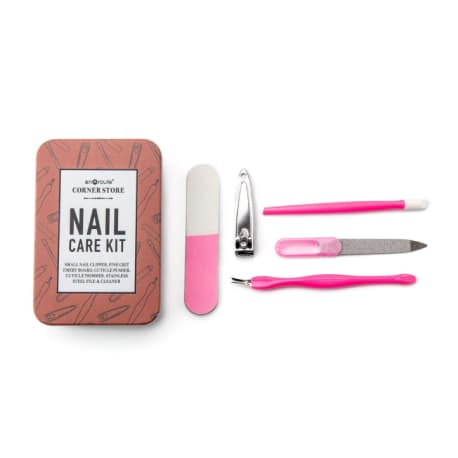 En Route Corner Store Nail Kit in Tin Case, Set of 5