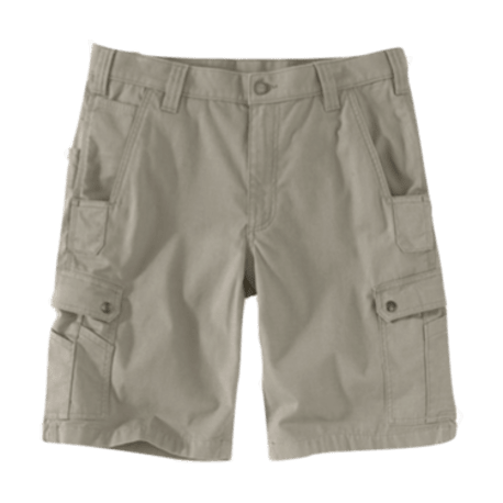 Carhartt Men's 34 Greige Rugged Flex Relaxed Fit Ripstop Cargo Work Shorts