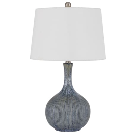 Cal Lighting Vernate Ceramic Stone Table Lamp, 16. in.