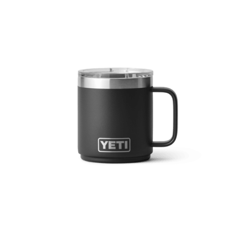 YETI Rambler Black Mug with Magslider Lid, 10 oz.