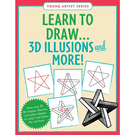 Peter Pauper Press Learn To Draw 3D Illusions - Drawing Guide