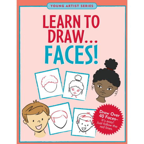 Peter Pauper Press Learn to Draw Faces - Drawing Guide