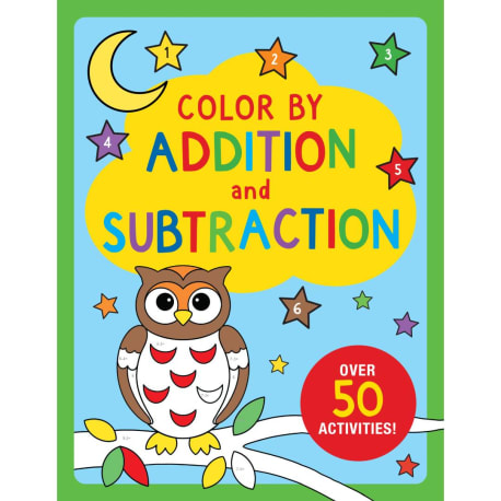 Peter Pauper Press Color By Addition & Subtraction Activity Book