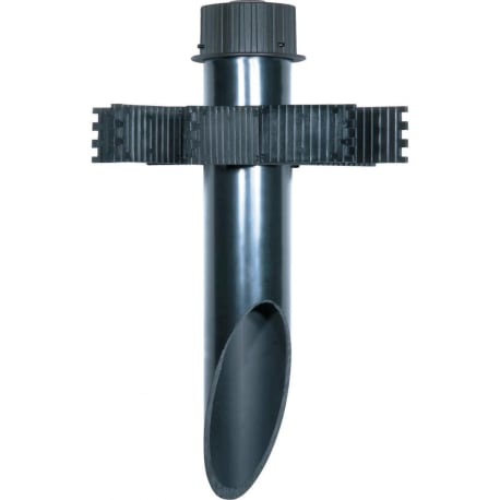 Satco 3 in. Diameter Dark Gray PVC Mounting Post