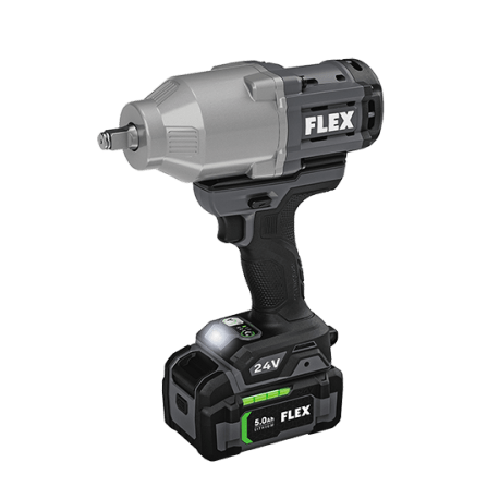 FLEX 24V Brushless 1/2 in. High Torque Impact Wrench Kit