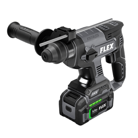 FLEX 24V Brushless 7/8 in. SDS Plus Rotary Hammer Kit