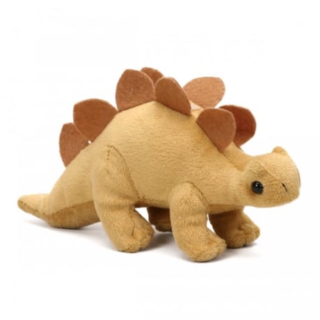 Unipak 5 in. Plush Handful Brown Stegosaurus Dino