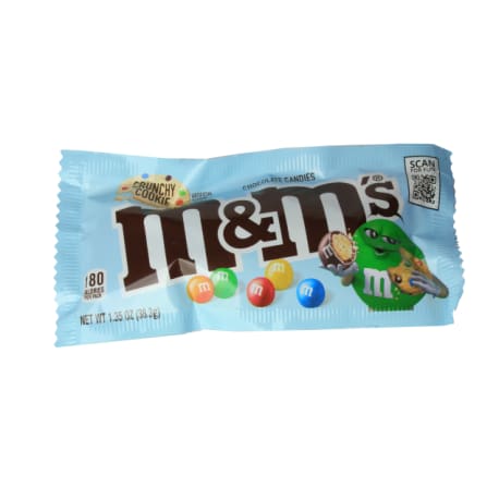 M&M's Crunchy Cookie Chocolate Candies, 1.35 oz.