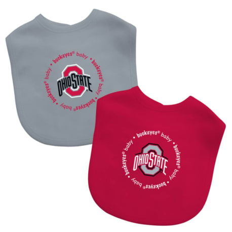 Baby Fanatic NCAA Ohio State Bibs, 2-Pack