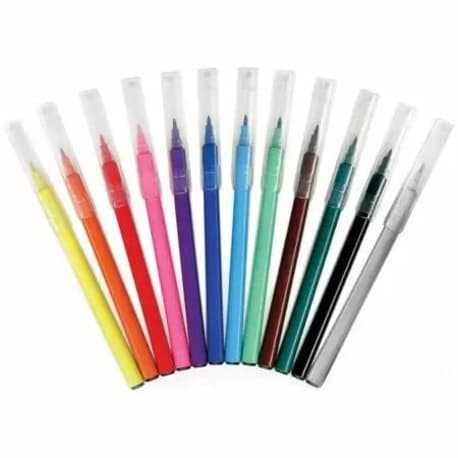 Multicraft Living In Color Markers, 12-Pack