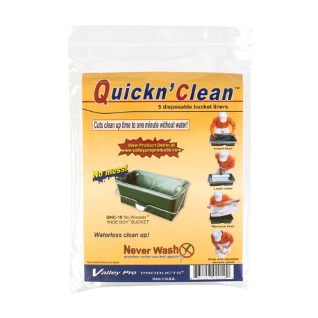 Quickn' Clean Disposable Bucket Liners, 5PK