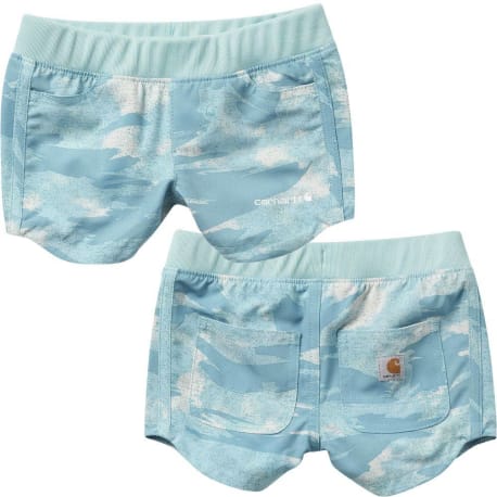 Light blue store camo shorts