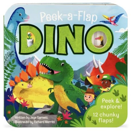 House of Marbles Dino Peek-A-Flap Book