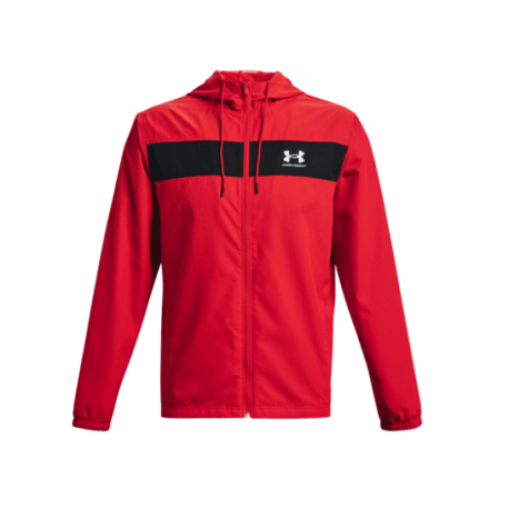 Under Armour Men's XL Red & White Sportsyle Windbreaker Jacket